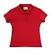 Apparel : Girls' Uniform Cap Sleeve Polo - Red