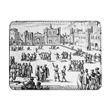 Slave Market in Algiers (engraving) by.. - iPad Cover (Protective Sleeve) - Art247 - IPads 1 And 2