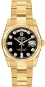 Rolex Oyster Perpetual Day-Date 18kt Yellow Gold Diamond Mens Watch 118208-CDD