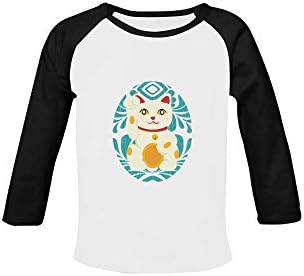 HuaT Lucky Cat Baby Organic Long Sleeve Shirt (USA Size)