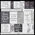 Deja Views - 12x12 Paper - Wedding - Wedding Vellum, CLEARANCE