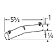 Straight Pipe Stainless Steel Cross-over Ignition Tube