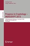 ISBN 9783319035147 product image for Progress in Cryptology - INDOCRYPT 2013: 14th International Conference on Crypto | upcitemdb.com