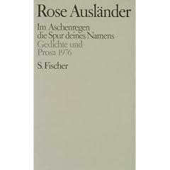 Rose Ausl�nder. Gesammelte Werke: Gesammelte Werke IV. Im Aschenregen / die Spur deines Namens: Gedichte und Prosa 1976: BD 4