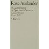 Rose Ausl�nder. Gesammelte Werke: Gesammelte Werke IV. Im Aschenregen / die Spur deines Namens: Gedichte und Prosa 1976: BD 4