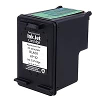 eForCity Remanufactured Black Ink Cartridge for HP 92