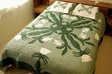 Sirrus Flower Comforter, Green