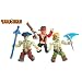 Mega Bloks Pyrates Figure 3 Pack Stonestare, Spar Foreman, Morose