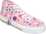 Zipz Children's Polka Dotz HiTop Casual Shoes