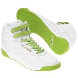Reebok Women's Freestyle Hi Sport (White/Parrot 6.5 M)