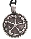 Scythe Scythes Grim Reaper Pewter Pendant Necklace