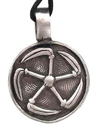 Scythe Scythes Grim Reaper Pewter Pendant Necklace