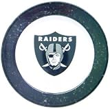 Oakland Raiders 4 Piece Dinner Plate Set
