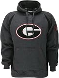 Georgia Bulldogs Class Act Big Logo Charcoal Hooded Sweatshirt