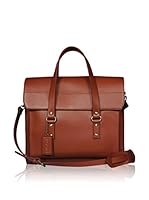 POON Switzerland Bolso asa de mano (Marrón)