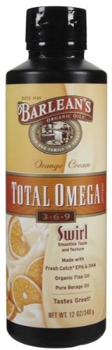 Barlean's Orange Cream Total Omega Swirl, 12-Ounce