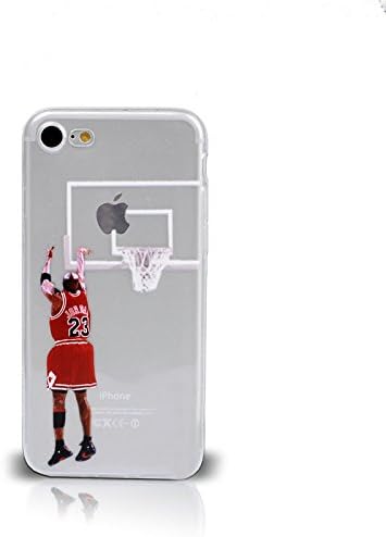 NBA Phone Case NBA Star Soft Tpu Phone Back Cover Michael Jordan Phone Cover Coque for Iphone 7 (05)
