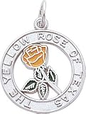 Yellow Rose of Texas Charm by Rembrandt Charms