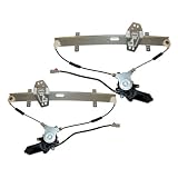 1998-2002 Honda Accord Sedan 4 Door Front Power Window Regulators with Motors Pair... by Aftermarket