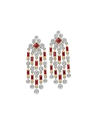 De Hago - Ruby & Diamond Earrings