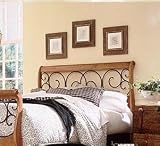 Dunhill King Size Headboard In Autumn Brown/Honey Oak Finish By Fashion Bed Group