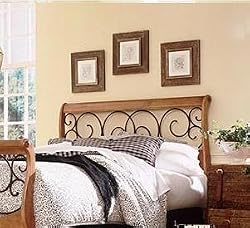 Dunhill King Size Headboard In Autumn Brown/Honey Oak Finish By Fashion Bed Group