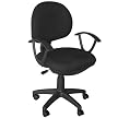 Techni Mobili Secretarial Task Chair - Black
