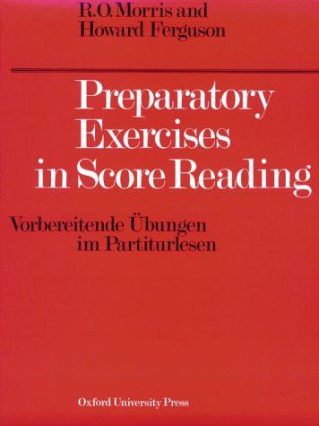 Books: Preparatory Exercises in Score Reading  Vorbereitende Ubungen im Partiturlesen 