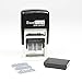 ExcelMark Self-Inking Mini Date & Message Stamp - S161 (Black Ink)