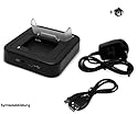 USB Dockingstation mit Akkuladefach und Netzteil für HTC Touch Pro + Überraschungsgeschenk