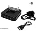 USB Dockingstation mit Akkuladefach und Netzteil für HTC Touch HD + Überraschungsgeschenk