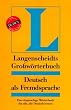 Langenscheidts Grobworterbuch Deutsch Als Fremdsprache