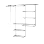 Rubbermaid Configurations 3H8800 3- to 6-Foot Deluxe Custom Closet Kit