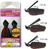 がまかつ(Gamakatsu) RUBBER JIG Type COBRA27 2個入 ブラック #1/0ー7g 67005