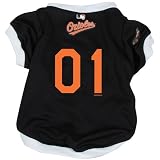 Baltimore Orioles Pet Dog Baseball Jersey SMALL