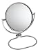Jerdon  MC310C 3-Inch Folding Mirror with Pouch, 10X Magnification, Chrome Finish