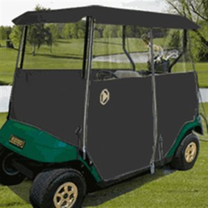 Greenline 4 Passenger Drivable Golf Cart Enclosure (Jet Black, 106x47.5x62-Inch)