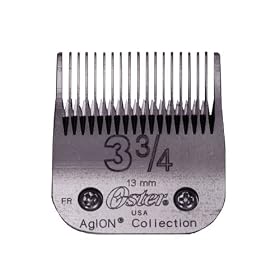 Oster Professional 76918-206 Replacement Blade with AgIon Antimicrobial Coating for Classic 76/Star-Teq/Power-Teq Clippers, Size #3-3/4, 1/2