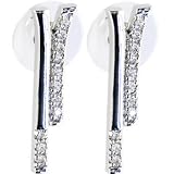 Silver Cubic Zirconia EPIPHANY DROP Earrings
