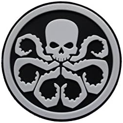 FODR Hydra The Nine Tailed Snake Tactical Rubber PVC Patches White