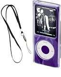MaryCom Crystal Case Transparent Hülle Tasche für Apple iPod Nano 4G 4GB , 8GB und 16GB + Trageschleife / Displaykompletschutz