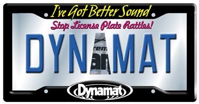 Electronics: Dynamat 19100 License Frame Kit