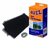 Buzz Door Fly Screen - Charcoal