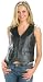 Classic Ladies Vest with Zipper Closure - Size : Large