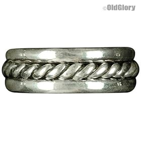 Center Twist - Silver Ring by 