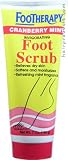 QUEEN HELENE Footherapy Cranberry Mint Invigorating Foot Scrub Relieves Dry Skin, Softens & Moisturizes 7oz/198g