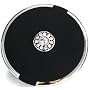Danielle Midnight Matte Round Compact Mirror with Swarovski, Regular Size