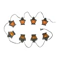 Lantern 8-Bulb String Lights - Bronze Finish