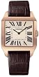 NEW CARTIER SANTOS-DUMONT LARGE SOLID 18K GOLD WATCH W2006951