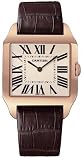 NEW CARTIER SANTOS-DUMONT LARGE SOLID 18K GOLD WATCH W2006951
